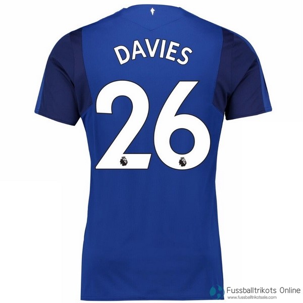 Everton Trikot Heim Davies 2017-18 Fussballtrikots Günstig